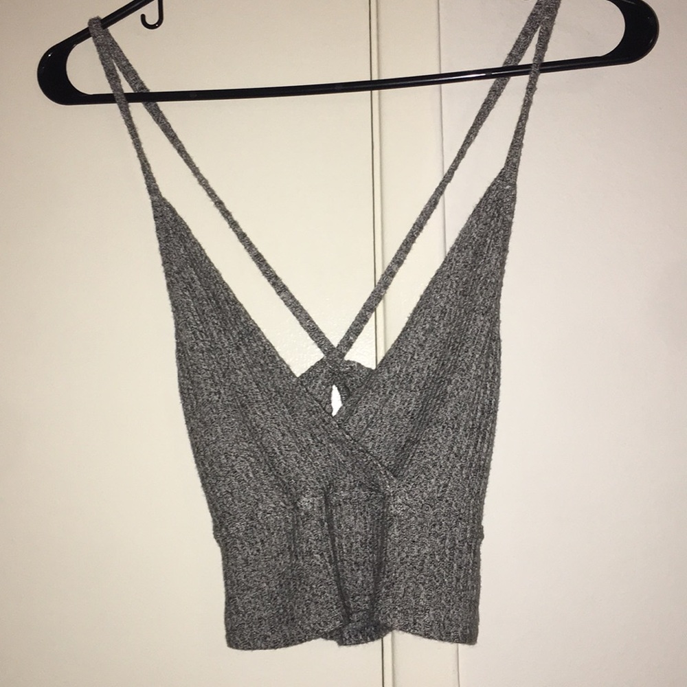 Brandy Melville Grey crop top